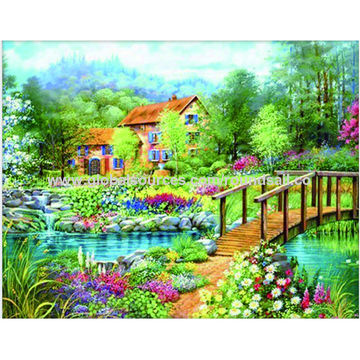 Architectuur Verslaving pint Buy Wholesale China 2021 New Design Beautiful Countryside Landscapes Short  Lint Diamond Painting Full Drill & Diamond Painting at USD 2.96 | Global  Sources