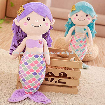 Buy Wholesale China Mermaid Princess Purple Stuffed Animals Soft Plush Toys  Doll Holiday Gift For Toddler Girls & Mermaid Princess Dolls at USD  |  Global Sources