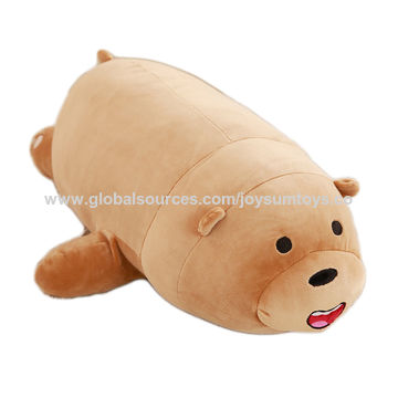 Giant Plush Panda Bear Body Pillow Stuffed Toy Animal Large Soft Furry 48in L 