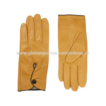 Chamois Work Glove - Natural yellow