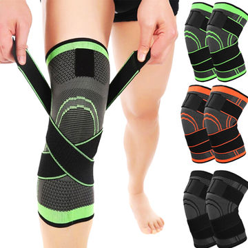 Knee Pad Safety Breathable Sport Training Elastic Support Compress Pain Relief