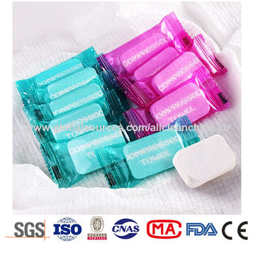 Dry Compressed Tissue Magic Coin Style Disposable Wet Towel Baby Wipes 500pcs for sale online 