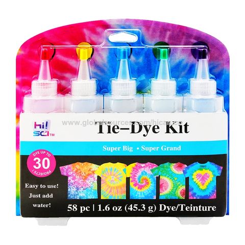 Tie-Dye Kits 3 Color Fabric Textile Paints Colorful Tie Dying Sets  Muti-Color Dyes Permanent Paint for DIY Arts Clothes Fabric (3 Colors)