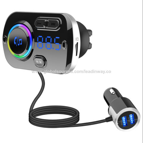 FM Transmitter Bluetooth Adapter Auto Radio Adapter mit 2 USB Schnellladung DHL