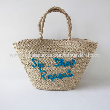 woven beach basket