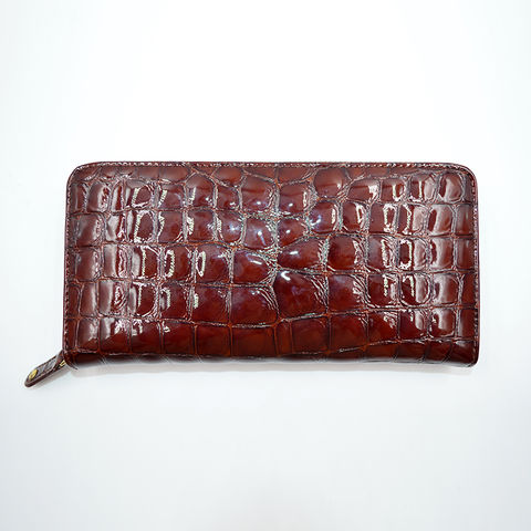 designer zip around purse