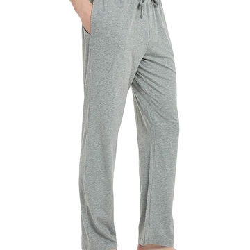 Mens Cotton Pajama Causal Pants Lounge Pockets Sleep Bottoms Sleepwear  Trousers | eBay