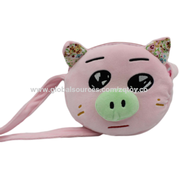 Sacs en peluche, joli sac à bandoulière, cochon animal, sac à bandoulière pour enfants, mini sac pour filles for sale at factory direct price