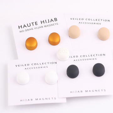 Buy Wholesale China In Stock Colorful Strong No-snag Hijab Magnets