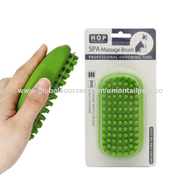 Pet Bathing Grooming Tool for Dogs Cats MagiDeal Dog Silicone Bath Brush