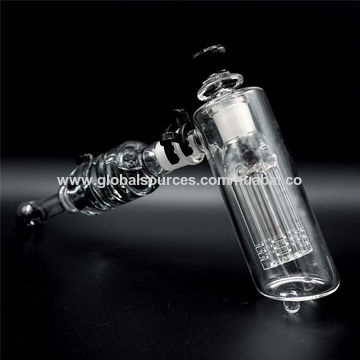 Glass Hookah Hammer Percolator Bubbler Water Bong Pipe Smoking Shisha Bowl 