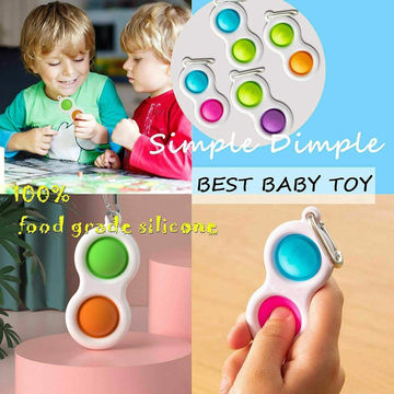 Special Needs Autism Sensory Anxiety Stress Relief Pop Fidget Toys Simple Dimple Fidget Popper Toys MadeForYou Push Pop Bubble Fidget Toys Sensory Toy Adults Kids 