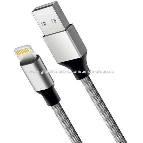 Nylon Braided USB data cable for iphone