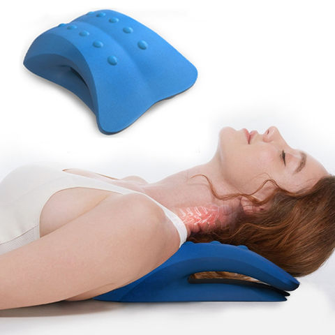 Buy Wholesale China Multi Purpose High Tech Chiropractic Massage Pillow  Back Neck Stretcher Lumbar Stretching Device & Neck Massage Pillow at USD  6.65
