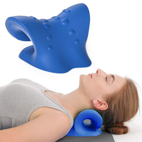 Neck & Shoulder Relaxer Chiropractic Pillow Neck Stretcher