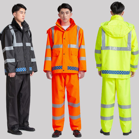 Reflective on sale raincoats safety