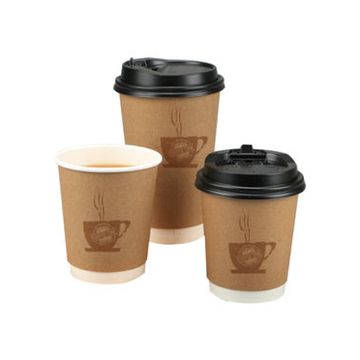 9oz Double WALL Go Takeaway Cafe Hot Cold Water Tea Coffee Drinks CUP x 100