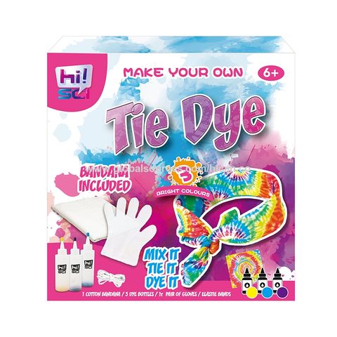 Buy Wholesale China Non-toxic Kids Toys Diy Tie Dye Bandana Party