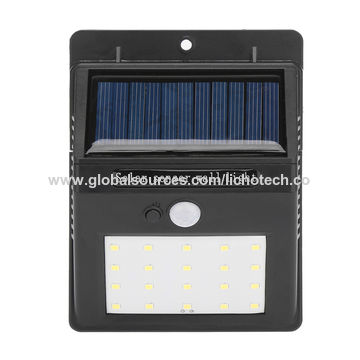 Buy Wholesale China Solar Powered Wall Pack Light Garden Light Pir ...