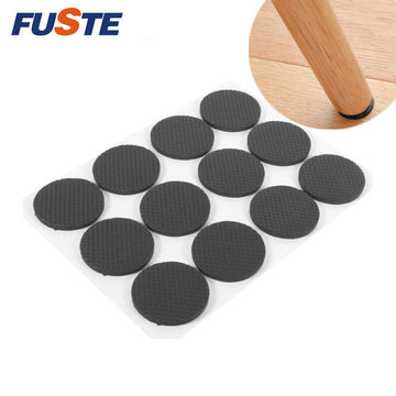 10x Black Rubber Round Cabinet Instrument Case Feet Foot Circular Bumpers Pad ~ 