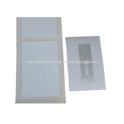 Rótulo de biblioteca RFID, com tamanho 46*75mm ISO 15693 para gerenciamento de livros OEM for sale at factory direct price