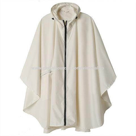 Comprar Chubasquero informal para mujer, chaqueta impermeable, abrigo de  lluvia portátil, capa con capucha, Poncho para coche eléctrico