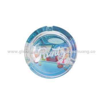 Glass Ashtray rick and morty Round for sale at factory direct price