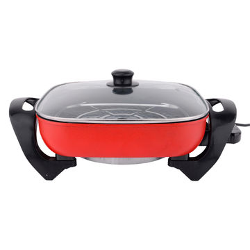 Source 6cm deep good extra large electric frying pan smokeless and non -  stick on the market for sale on m.
