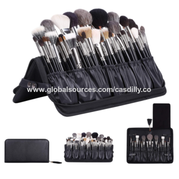 Buy Wholesale China Round Transparent Pvc Makeup Brush Pouch Bags  Transparent Cosmetic Bag Makeup Brush Holder & Transparent Makeup Brush  Holder at USD 2