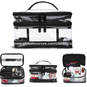 Clear Makeup Bag Organizer - Multifunction Large Waterproof 