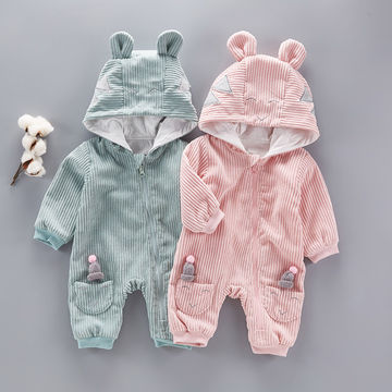 Buy Wholesale China Wholesale Winter Clothes Plain Baby Long Sleeve Romper Of Free & Romper Girls Rompers Bodysuits Set USD 5.58 | Global Sources
