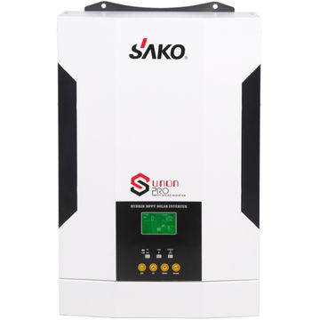 Newest Off Grid Hybrid Inverter 3500W 24V DC to AC 220V 100A MPPT Solar ...
