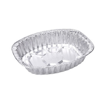 Buy Wholesale China Aluminum Foil Pan Round Gold Food Packaging