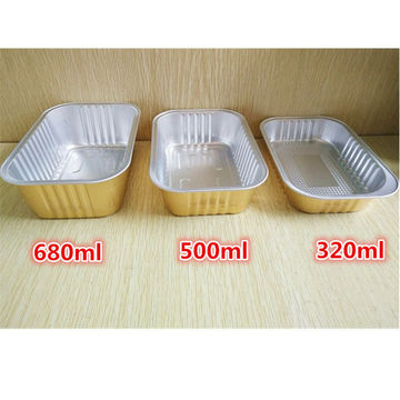 Buy Wholesale China Actory Price Rectangular Disposable Aluminum Foil  Container & Disposable Tableware at USD 5