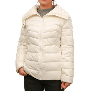 fitted down jacket womens