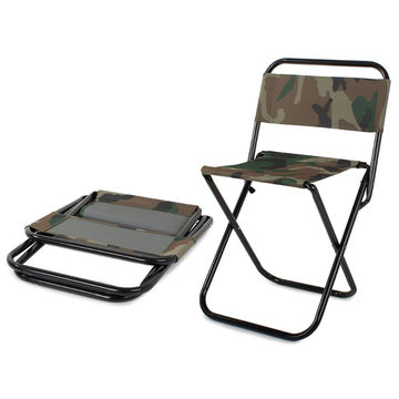 2 In 1 Folding Fishing Chair Bag Fishing Backpack Chair Stool