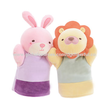 Buy Wholesale China Plush Animal Hand Puppets Stuffed Educational Toy  Cartoon Lion Monkey Elephant Bear Giraffe Puppets & Lion Puppet at USD   | Global Sources