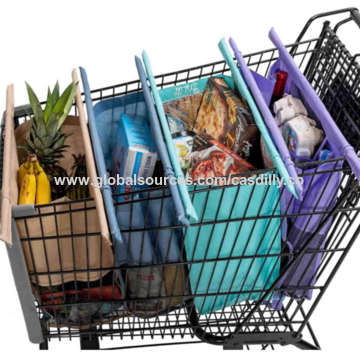 wine Holder!reusable Grocery Cart Bags 