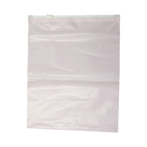 Custom Promotional Resealing Transparent Ziplock Bags PVC Plastic Clothing  Packaging Frosted Zipper Bags Printed Logo - China PE Bag,  Environment-Friendly Bag