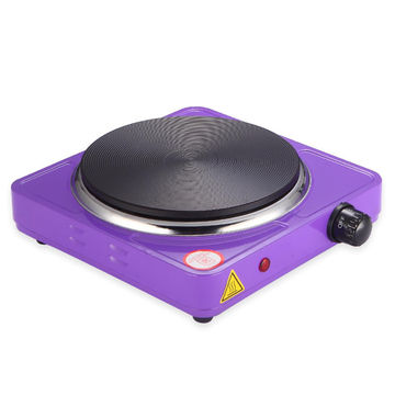 1000W Portable Single Electric Burner Hot Plate Camping Stove Stainless 110V