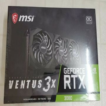 Msi Geforce Rtx 3080 Ventus 3x 10g Oc 10gb Gddr6x Graphics Card