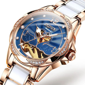Buy Wholesale China Automatic Mechanical Wristwatch Ceramics Waterproof  Elegant Ladies Watch Luxury Luminous Watch Gift & Ladies Watch at USD 55 |  Global Sources
