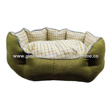 dog bed with removable pillow