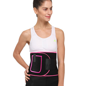 Women's Waist Trimmer Belt Slim Body Sweat Wrap for Stomach Back Lumbar Support 