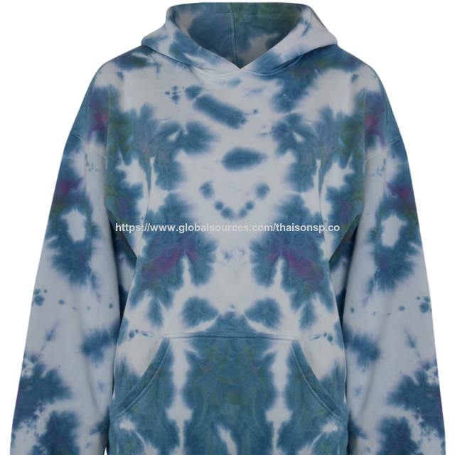 Unisex Tie-Dye Hoodie von der vietnamesischen Nähfabrik [UTD3] for sale at factory direct price
