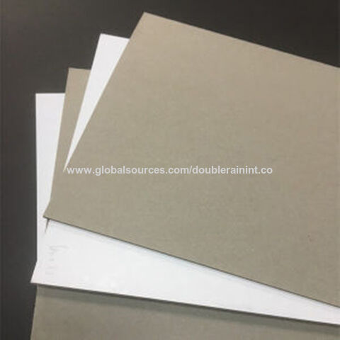 Single Side Kaolinite Coated Cardboard Sheets , Food Grade Whiteboard Paper  Roll