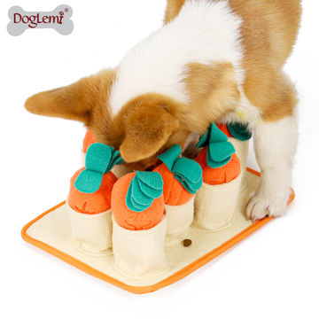 Dog Puzzle Toys Squeaky Plush Snuffle Dog Toy Game Iq Training