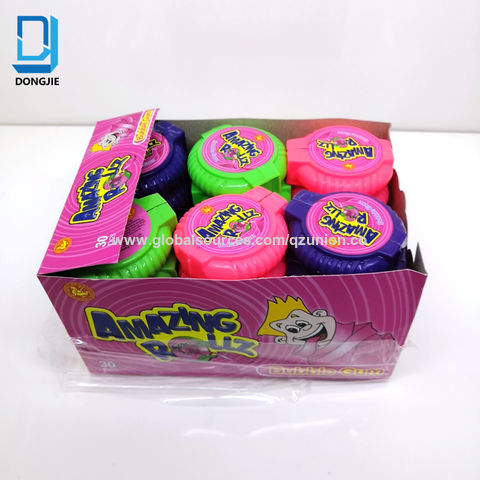 Buy Wholesale China Roll Bubble Gum Apple Strawberry Grape Flavor Super  Roll Bubble Gum & Roll Bubble Gum at USD 32 | Global Sources