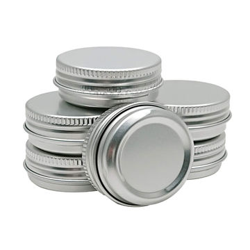 Buy Standard Quality China Wholesale Refillable Containers Cosmetic Small  Tin Aluminum Screw Lid Round Tin Container Bottle For Cosmetic $0.3 Direct  from Factory at MIROO TECHNOLOGY LIMITED