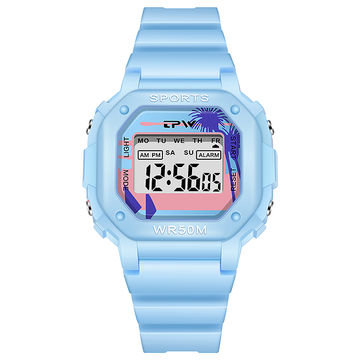 Compre Reloj Digital Dama Reloj De Pulsera De Plástico Reloj